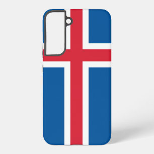Samsung Galaxy S22 Plus Hoesje Vlag van IJsland