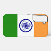 Samsung Galaxy S22 Plus Hoesje Vlag van India (Achterkant horizontaal)