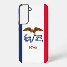 Samsung Galaxy S22 Plus Hoesje Vlag van Iowa Samsung Galaxy Hoesje