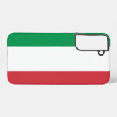 Samsung Galaxy S22 Plus Hoesje Vlag van Italië (Achterkant horizontaal)