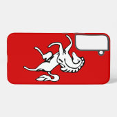 Samsung Galaxy S22 Plus Hoesje Vlag van Kent, Enge (Achterkant horizontaal)