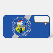 Samsung Galaxy S22 Plus Hoesje Vlag van Las Vegas Samsung Galaxy Hoesje (Achterkant horizontaal)