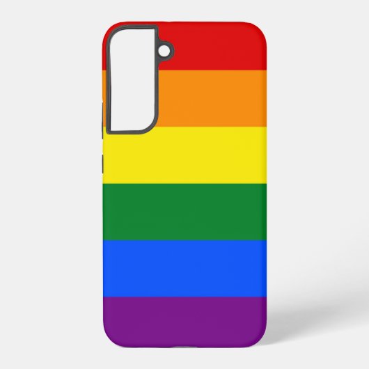 Samsung Galaxy S22 Plus Hoesje Vlag van LGBT (Achterkant)