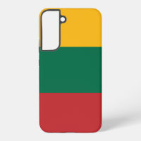 Samsung Galaxy S22 Plus Hoesje Vlag van Litouwen