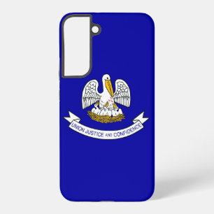 Samsung Galaxy S22 Plus Hoesje Vlag van Louisiana