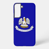 Samsung Galaxy S22 Plus Hoesje Vlag van Louisiana Samsung Galaxy Hoesje (Achterkant)