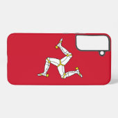 Samsung Galaxy S22 Plus Hoesje Vlag van Man (Achterkant horizontaal)