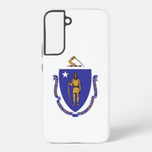 Samsung Galaxy S22 Plus Hoesje Vlag van Massachuse