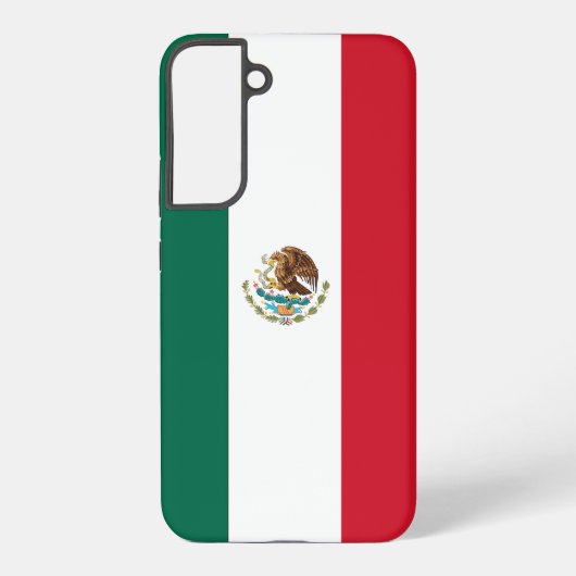 Samsung Galaxy S22 Plus Hoesje Vlag van Mexico (Achterkant)