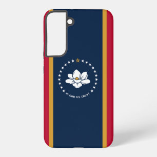 Samsung Galaxy S22 Plus Hoesje Vlag van Mississipp
