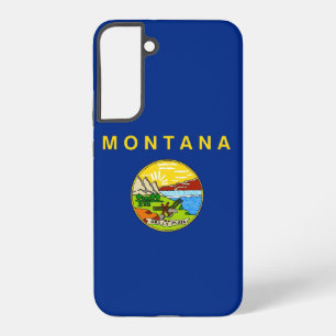 Samsung Galaxy S22 Plus Hoesje Vlag van Montana