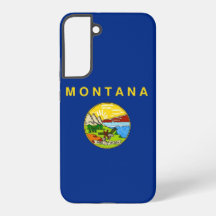 Samsung Galaxy S22 Plus Hoesje Vlag van Montana