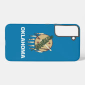 Samsung Galaxy S22 Plus Hoesje Vlag van Oklahoma Samsung Galaxy Hoesje (Achterkant horizontaal)