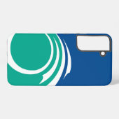Samsung Galaxy S22 Plus Hoesje Vlag van Ottawa (Achterkant horizontaal)