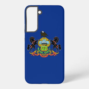Samsung Galaxy S22 Plus Hoesje Vlag van Pennsylvan