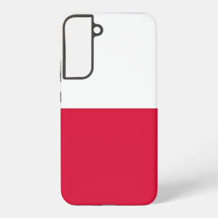 Samsung Galaxy S22 Plus Hoesje Vlag van Polen