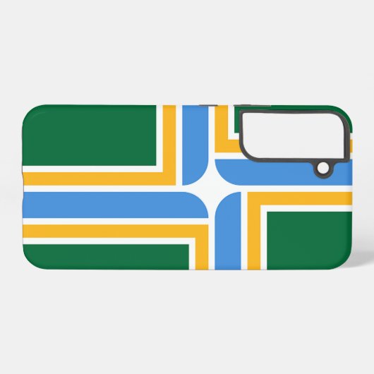 Samsung Galaxy S22 Plus Hoesje Vlag van Portland Samsung Galaxy Hoesje (Achterkant horizontaal)