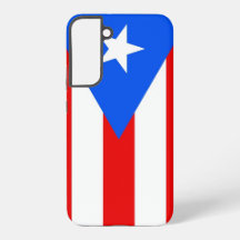 Samsung Galaxy S22 Plus Hoesje Vlag van Puerto Ric