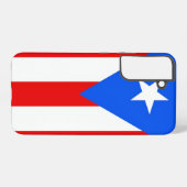 Samsung Galaxy S22 Plus Hoesje Vlag van Puerto Ric Samsung Galaxy Hoesje (Achterkant horizontaal)