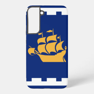 Samsung Galaxy S22 Plus Hoesje Vlag van Quebec Cit