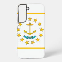 Samsung Galaxy S22 Plus Hoesje Vlag van Rhode Isla