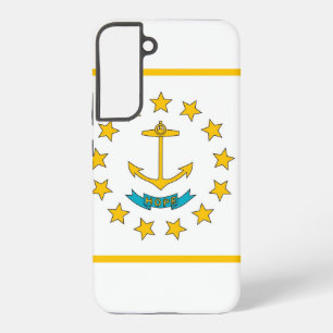 Samsung Galaxy S22 Plus Hoesje Vlag van Rhode Isla