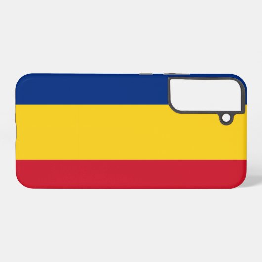 Samsung Galaxy S22 Plus Hoesje Vlag van Roemenië Samsung Galaxy Hoesje (Achterkant horizontaal)