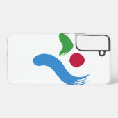 Samsung Galaxy S22 Plus Hoesje Vlag van Seoul (Achterkant horizontaal)