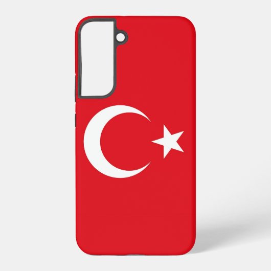 Samsung Galaxy S22 Plus Hoesje Vlag van Turkije Samsung Galaxy Hoesje (Achterkant)