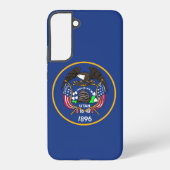 Samsung Galaxy S22 Plus Hoesje Vlag van Utah Samsung Galaxy Hoesje (Achterkant)
