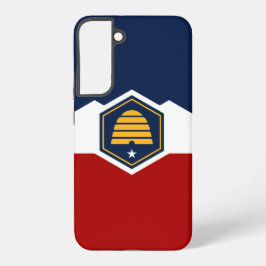 Samsung Galaxy S22 Plus Hoesje Vlag van Utah, VS
