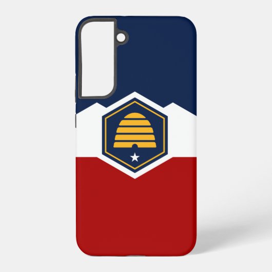 Samsung Galaxy S22 Plus Hoesje Vlag van Utah, VS (Achterkant)