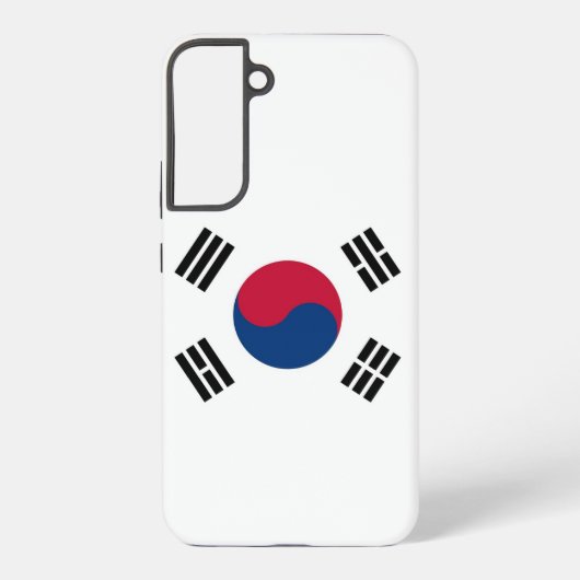 Samsung Galaxy S22 Plus Hoesje Vlag van Zuid-Korea (Achterkant)