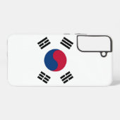 Samsung Galaxy S22 Plus Hoesje Vlag van Zuid-Korea (Achterkant horizontaal)