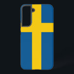Samsung Galaxy S22 Plus Hoesje Vlag van Zweden Samsung Galaxy Hoesje<br><div class="desc">Introductie van onze Samsung Galaxy S22 Plus cover met de vlag van Zweden, ontworpen om bescherming te combineren met een viering van Zweeds erfgoed! Deze cover, vervaardigd met zorgvuldige aandacht voor detail, toont trots het iconische gele kruis op een blauwe achtergrond van de Zweedse vlag, die de geschiedenis, cultuur en...</div>