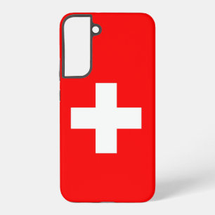 Samsung Galaxy S22 Plus Hoesje Vlag van Zwitserlan