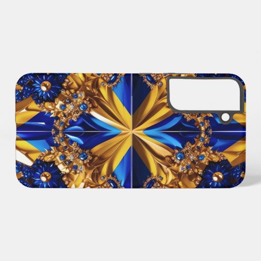 Samsung Galaxy S22 Plus Hoesje Zweden Kleuren Samsung Galaxy Hoesje (Achterkant horizontaal)