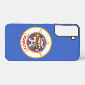 Samsung Galaxy S22 Plus Hoesjes vlag van Minnesota Samsung Galaxy Hoesje (Achterkant horizontaal)
