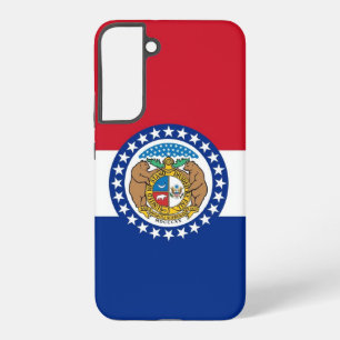 Samsung Galaxy S22 Plus Hoesjes vlag van Missouri Hoesje