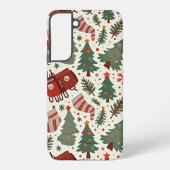 Samsung Galaxy S22 Plus kerst Hoesje Samsung Galaxy Hoesje (Achterkant)