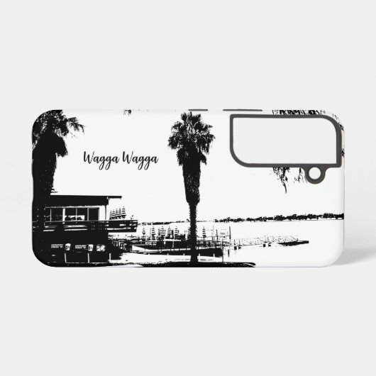 Samsung Galaxy S22 Robuust Hoesje, glanzend Samsung Galaxy Hoesje (Achterkant horizontaal)