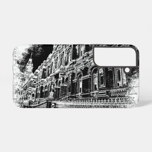 Samsung Galaxy S22 Robuust Hoesje, glanzend Samsung Galaxy Hoesje (Achterkant horizontaal)