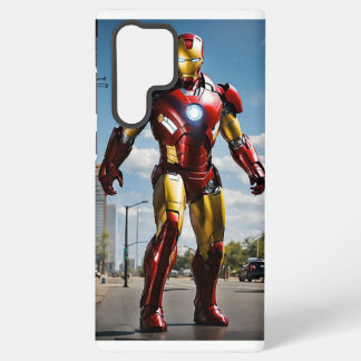 Samsung galaxy S22 ultra achterkant Ironmansticker Samsung Galaxy Hoesje