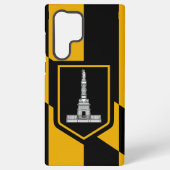 Samsung Galaxy S22 Ultra Case Flag of Baltimore Samsung Galaxy Hoesje (Achterkant)