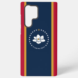 Samsung Galaxy S22 Ultra Case, Mississippi flag Hoesje
