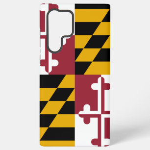 Samsung Galaxy S22 Ultra Case Vlag van Maryland Samsung Galaxy Hoesje