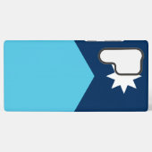 Samsung Galaxy S22 Ultra Case with Minnesota flag Hoesje (Achterkant horizontaal)