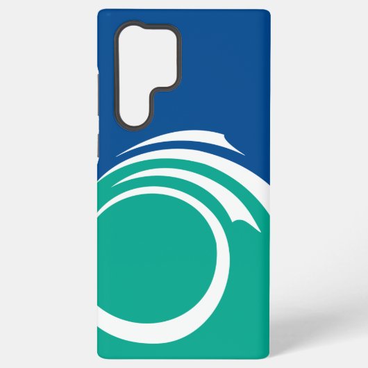 Samsung Galaxy S22 Ultra Case with Ottawa flag Hoesje (Achterkant)