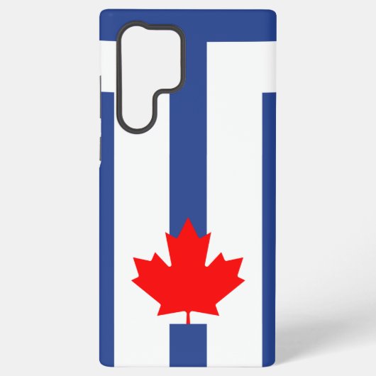 Samsung Galaxy S22 Ultra Case with Toronto flag Hoesje (Achterkant)