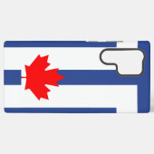 Samsung Galaxy S22 Ultra Case with Toronto flag Hoesje (Achterkant horizontaal)